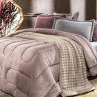 Edredom Casal Blend Sense Pop Up 100% Poliéster 210x230cm Rosa