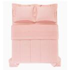 Edredom Casal Com 270 Fios Domos Rosa - Karsten