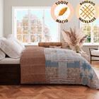 Edredom Casal De Malha 100 Algodão E Plush Dupla Face Antialé