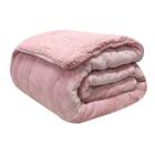 Edredom - Casal - Dupla Face - Capetown - Sherpa - Rose - Nia