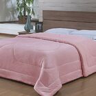 Edredom - Casal - Dupla Face - Capetown - Sherpa - Rose - Nia