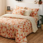 Edredom Casal Dupla Face Comfort Plus Lepper Vitral Bege