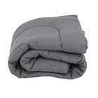 Edredom Casal King Size Liss 180 Fios Algodão Grafite Karsten