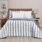 Edredom Casal Padrão Dupla Face Marim Malha 100% Algodão 1 Pe