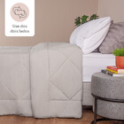 Edredom Casal Premium Em Percal Acetinado Toque De Pluma 220x