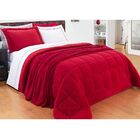 Edredom Casal Queen 01 Peça Soft Vermelho L04 - Bernadete Casa