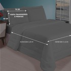 Edredom Casal Queen 5 Peças Leve Para Verão Função Cobre Leit