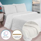 Edredom Casal Queen 6 Peças Fino Para Verão Função Cobre Leit