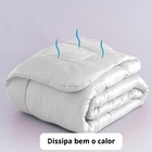 Edredom Casal Queen 6 Peças Fino Para Verão Função Cobre Leit