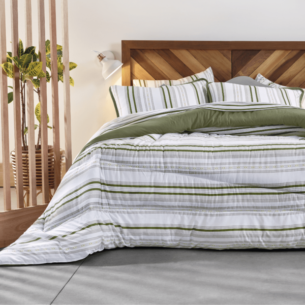 Edredom Casal Queen Altenburg Malha 100% Spine Green Queen