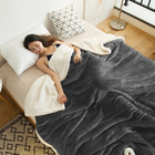 Edredom Casal Queen Coberdrom Sherpa Dupla Face Casal Cinza C