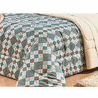 Edredom Casal Queen Dupla Face 01 Peça Malha Penteada Escócia