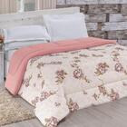 Edredom Casal Queen Quality 1 Peça Rosê