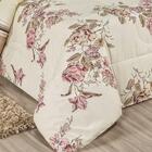 Edredom Casal Queen Requinte 3 Peças Palha