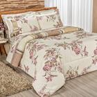 Edredom Casal Queen Requinte 3 Peças Palha