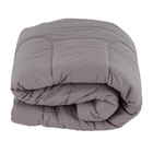 Edredom Casal Queen Size Liss Algodão Grafite 240x240cm Karsten