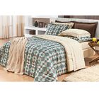 Edredom Casal Super King Dupla Face 01 Peça Malha Penteada Es