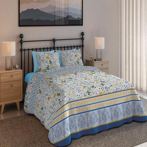 Edredom Casal Teka Crystal Athenas 100% Algodão