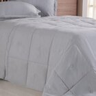 Edredom Casal Toque De Plumas 260 Fios New 180x220cm Platina