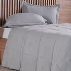 Edredom Casal Toque De Plumas 260 Fios New 180x220cm Platina