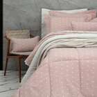 Edredom Casal Vida Bela 200 Fios Vintage Love Rose Kacyumara