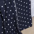 Edredom Casal Vida Bela 200 Fios Vintage Poá Marinho Kacyumara