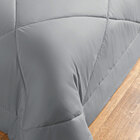 Edredom Cinza Queen Dupla Face Avulso 2,40m X 2,20m