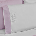 Edredom Cinza Yasmin Queen Size + Jogo De Cama Percal 200 Fio