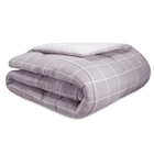 Edredom Classic Casal Queen  Grid Cinza