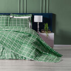 Edredom Classic Casal Queen  Grid Verde