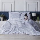 Edredom Classic Solteiro  Poá Preto