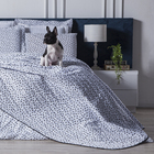 Edredom Classic Solteiro  Poá Preto