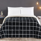 Edredom Coberdrom Austim Padrão Original Sherpa E Manta - Pre