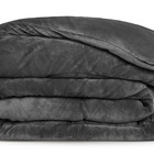 Edredom Coberdrom Casal Queen Dupla Face Soft Fleece Com Ench