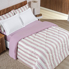 Edredom Coberdrom Estilo King Malha 100% Algodão - Rosa - 100