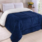 Edredom Coberdrom Fenix King Sherpa E Manta - Royal - 100% Po