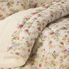 Edredom Coberdrom King Size Beatriz Dupla Face Percal E Sherp