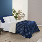 Edredom Coberdrom Mimoso Casal Padrão Dupla Sherpa Toque Lã C