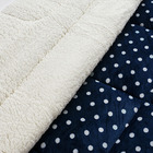 Edredom Coberdrom Mimoso Casal Padrão Dupla Sherpa Toque Lã C