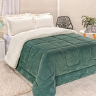 Edredom Coberdrom Pryme Especial Pesado King - Esmeralda - 10