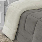 Edredom Coberdrom Pryme Especial Pesado Queen - Cinza - 100%