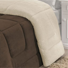 Edredom Coberdrom Pryme Solteiro Sherpa E Manta - Rosê - Taba