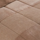 Edredom Coberdrom Queen Sherpa Lepper Melange Bege