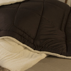 Edredom Coberdrom Queen Size Aspen Dupla Face Sherpa Que Imit