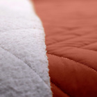 Edredom Coberdrom Robust Queen Sherpa Pesado - Terracota