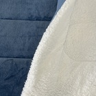 Edredom Coberdrom Sherpa Casal Lepper Azul Canvas