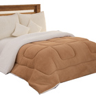 Edredom Coberdrom Solteiro Sherpa Pele De Carneiro C/ Soft Ca