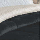 Edredom Coberdrom Versátil King Sherpa Toque Lã Carneiro - Ma