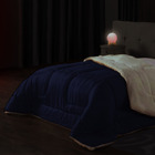 Edredom/cobertor Casal Queen Dupla Face 2 Em 1 Com Sherpa Con