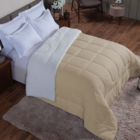 Edredom Cobertor Coberdrom Sherpa Pele Carneiro Casal Queen G